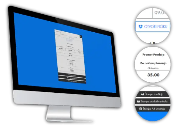 Sparkom P.R.-Izveštaji o prodaji i agentima